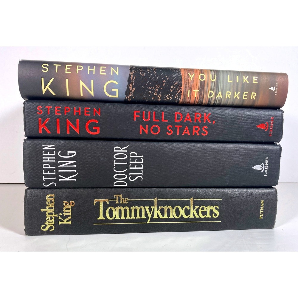 Stephen King Hardcover Book Lot You Like It Darker Doctor Sleep Tommyknockers 4